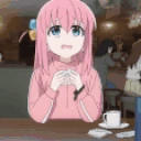 nervously emote