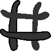 hastag emote