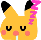 pikasleep emoji