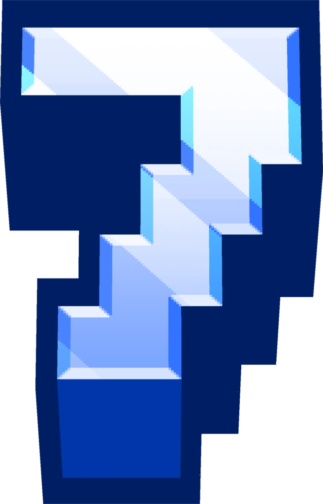 minecraft_blue_7 sticker