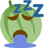 watermelonsleeping emote
