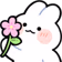 BunnyFlower emote