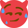 Smirk_Sweat emote