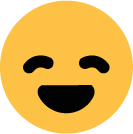 smiling static emote