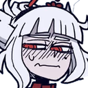 LuciferMaidBlushEmberrased emote
