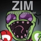 Zim_DoNotAnswer emote