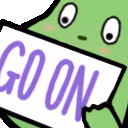 go_on_sign_bean emote