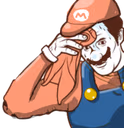 sweating_mario emote