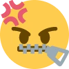 angrybutcanttalk emote