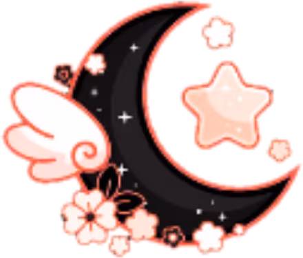 pastelrednblackmoon emote