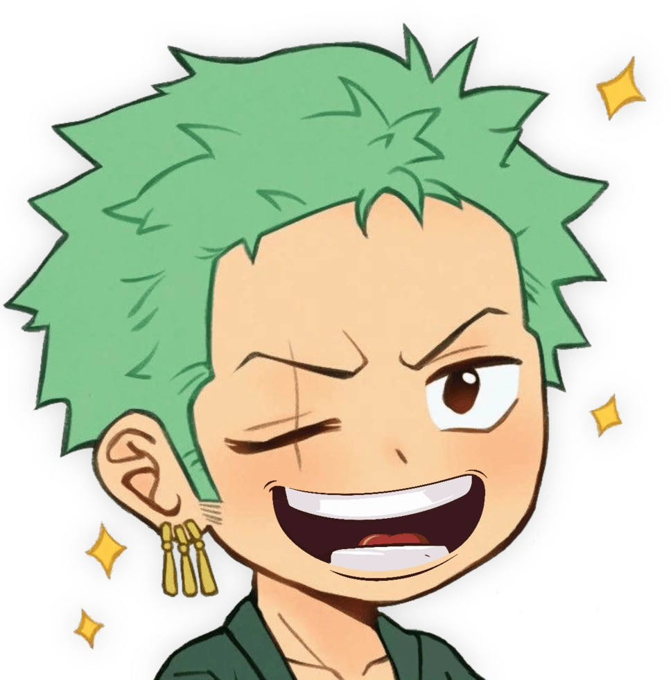 Zoro_SmileHappy emote