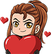 BrigitteHeart static emote
