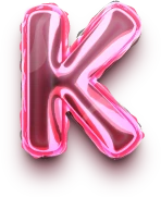 Letter_K_foil_balloon emote