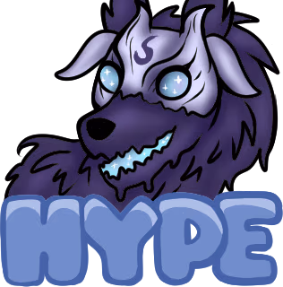 wolfhype emote