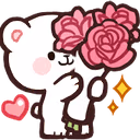 MilkFlowers emoji