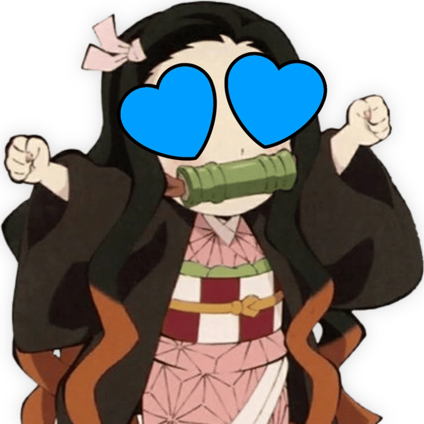 Nezuko_HeartBlue emote