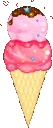 PinkIcecreamCone emote