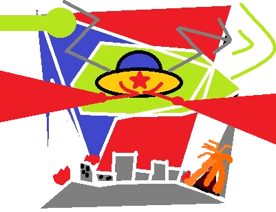 HyperUFOVSCityWithVolcano emoji