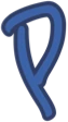 LetterP_Blue emote
