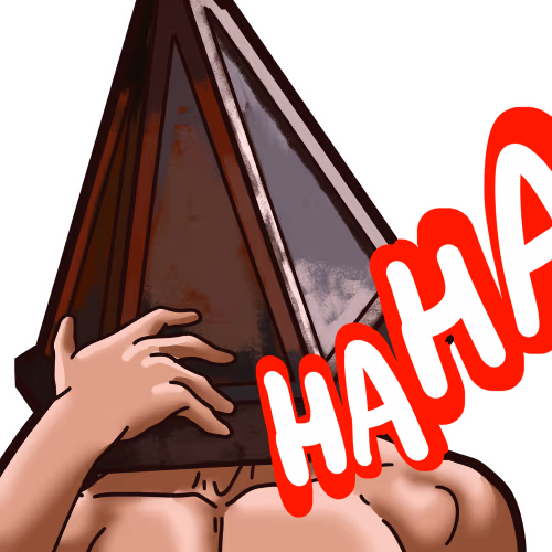 PyramidHeadLaugh emoji