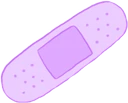 bandage_purple emote