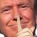 trumpshush emote