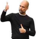 PepGuardiolaThumbsUp emote