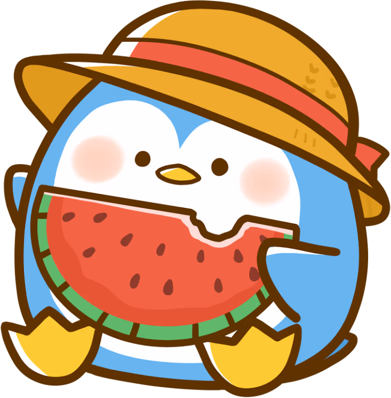 WatermelonPenguin emote