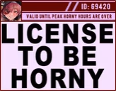 HornyLicense emote