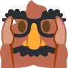 disguised_poop_shocked emote