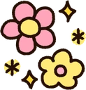 Pink_YellowFlowers emote