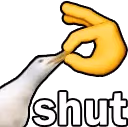 Shut emote
