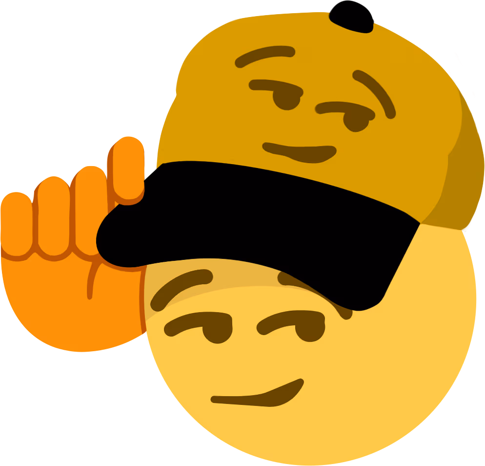 SmirkHatHat emote