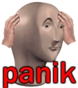 kalmpanik emote