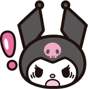 kuromi_exclaim emote