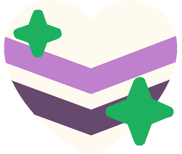 queerchevronsparkleheart emote