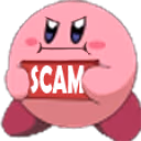 kirbyScam emote