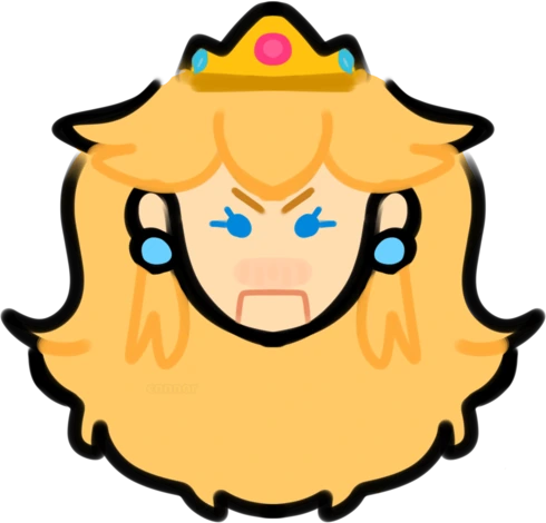 peachangry emote