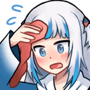 GawrGuraPanic emote