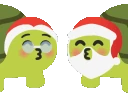 aTURTLE_XmasKiss emote