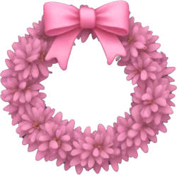 Pinkbowwreath emote