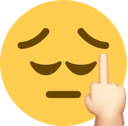 PensiveFuckYou emote