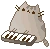 PusheenPiano emote