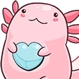 AxolotlHeart emote