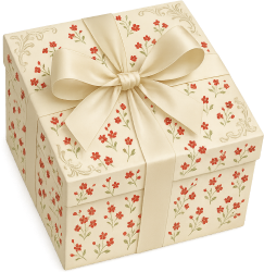 Whiteredfloralgiftbox static emote