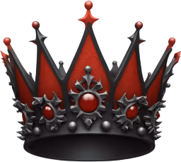 Redblackcrown emote