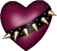 darkpurple_heart_bulldogcollar emote