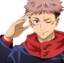 yuji_salute emote