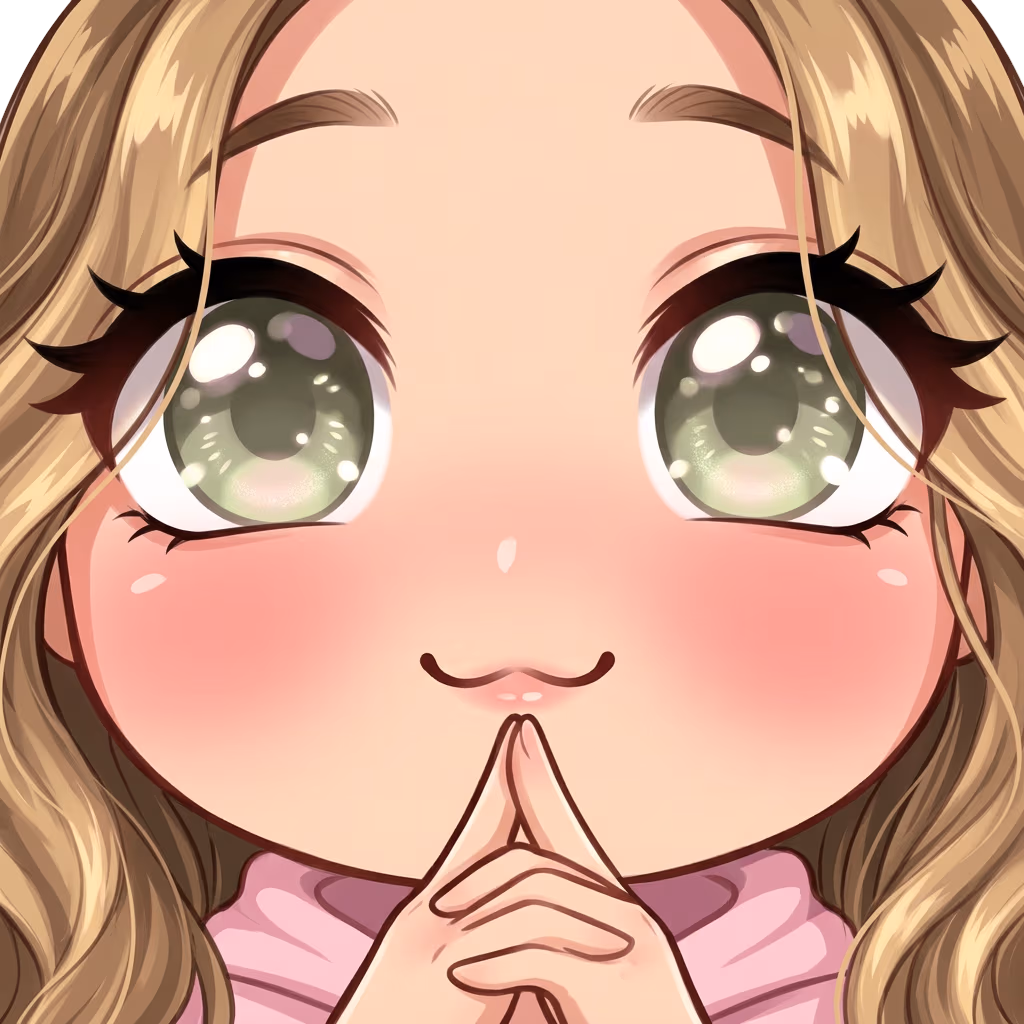 curelyy_blush_thinking emote