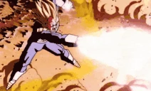 VegetaBlasting animated emote